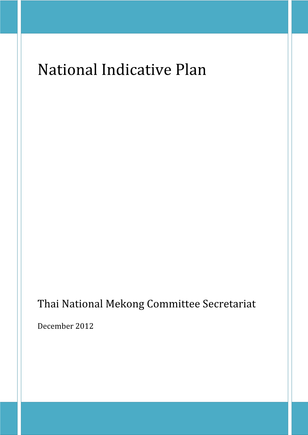 Thailand National Indicative Plan