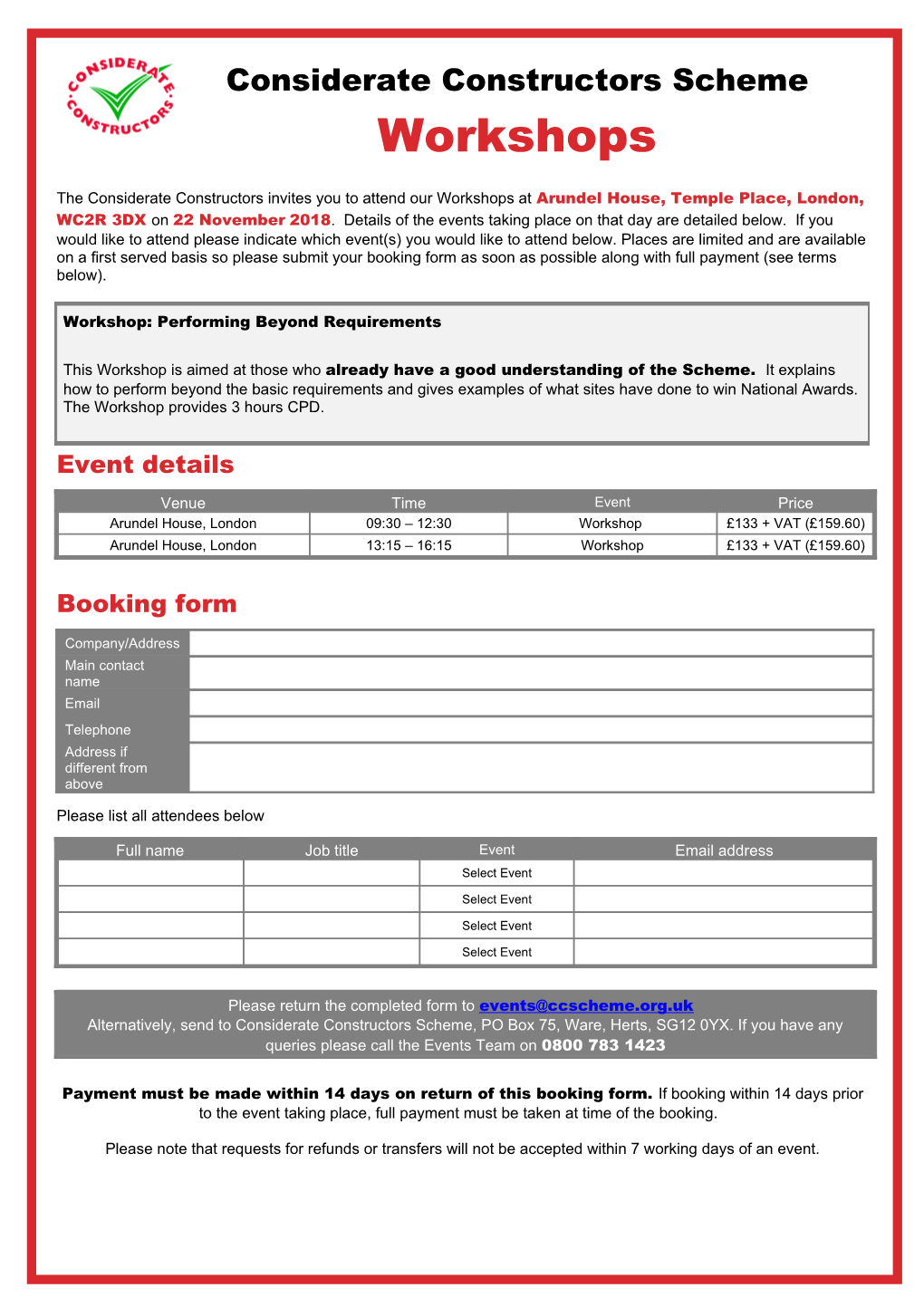 Considerate Constructors Scheme