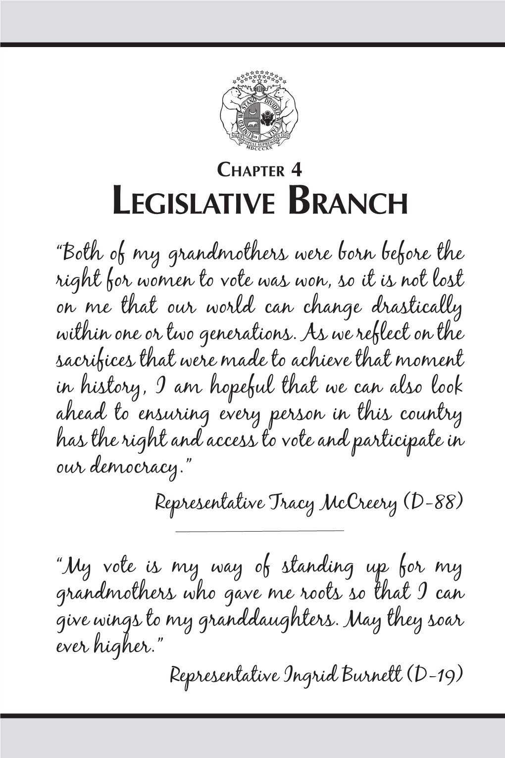 Legislative Branch