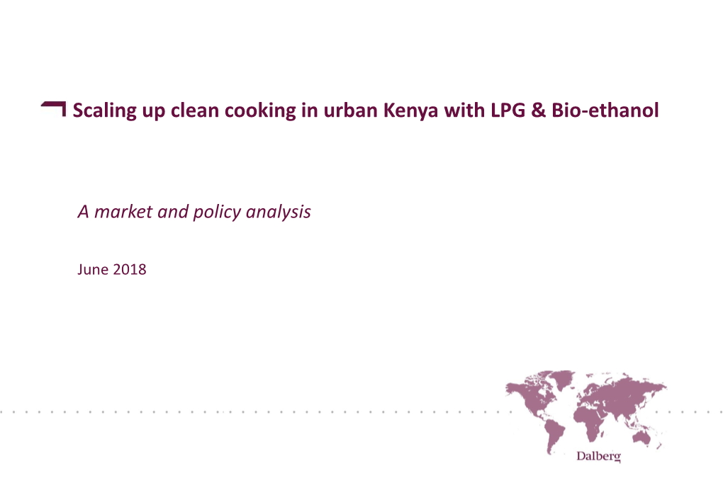 Triple-Bottom-Line Analysis of Cooking Fuels in Kenya