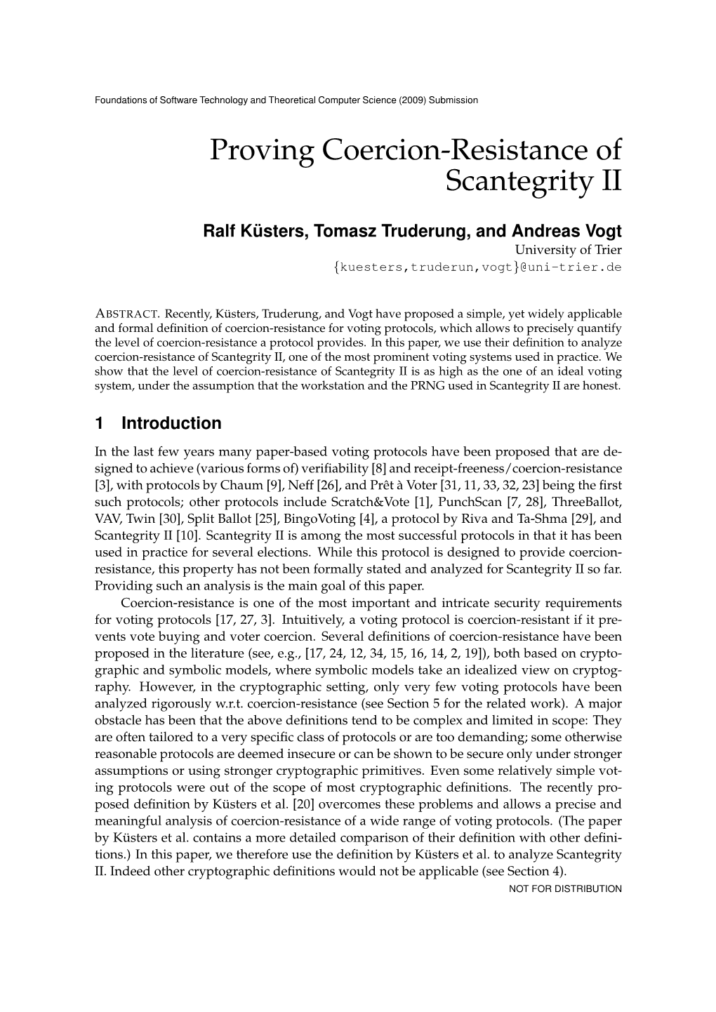 Proving Coercion-Resistance of Scantegrity II