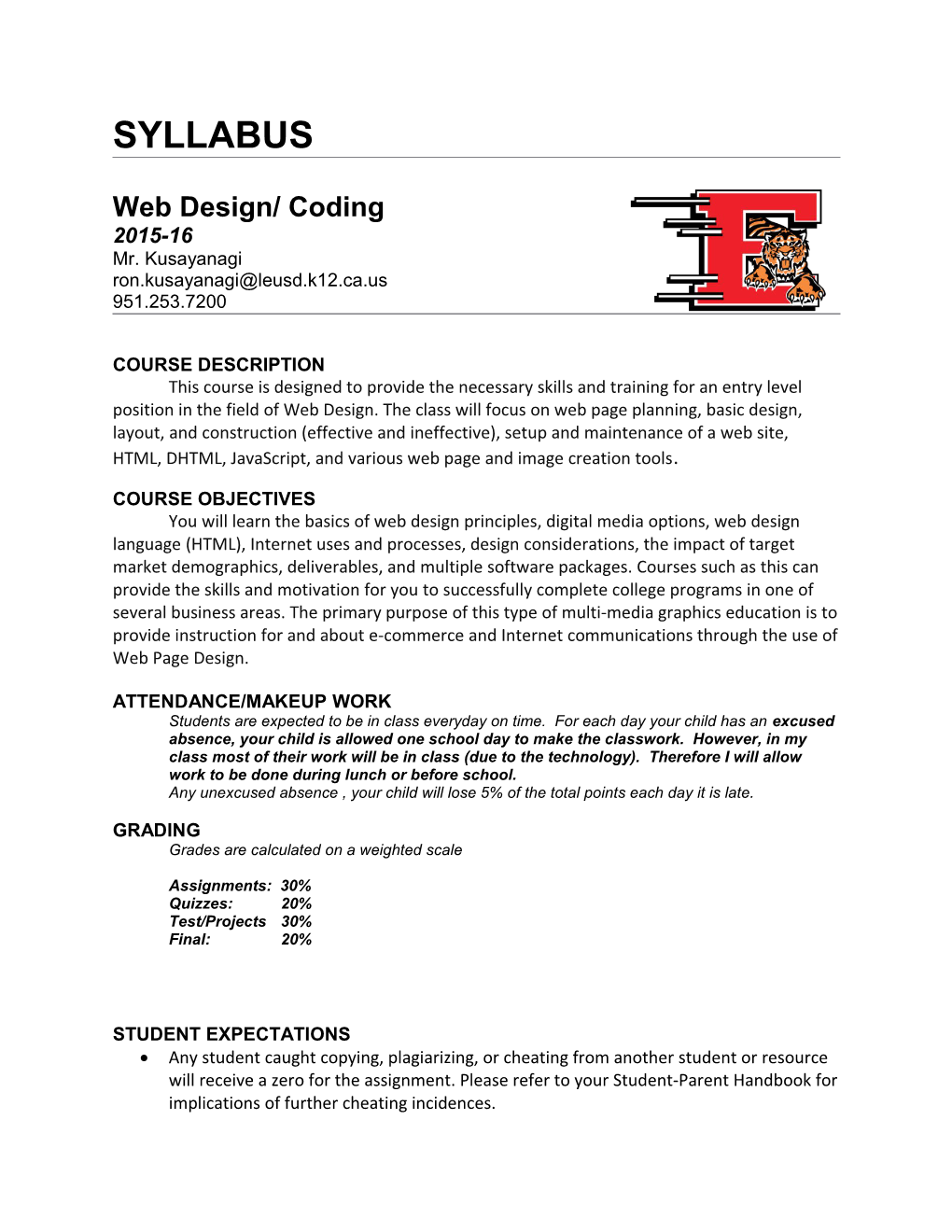 Web Design/ Coding