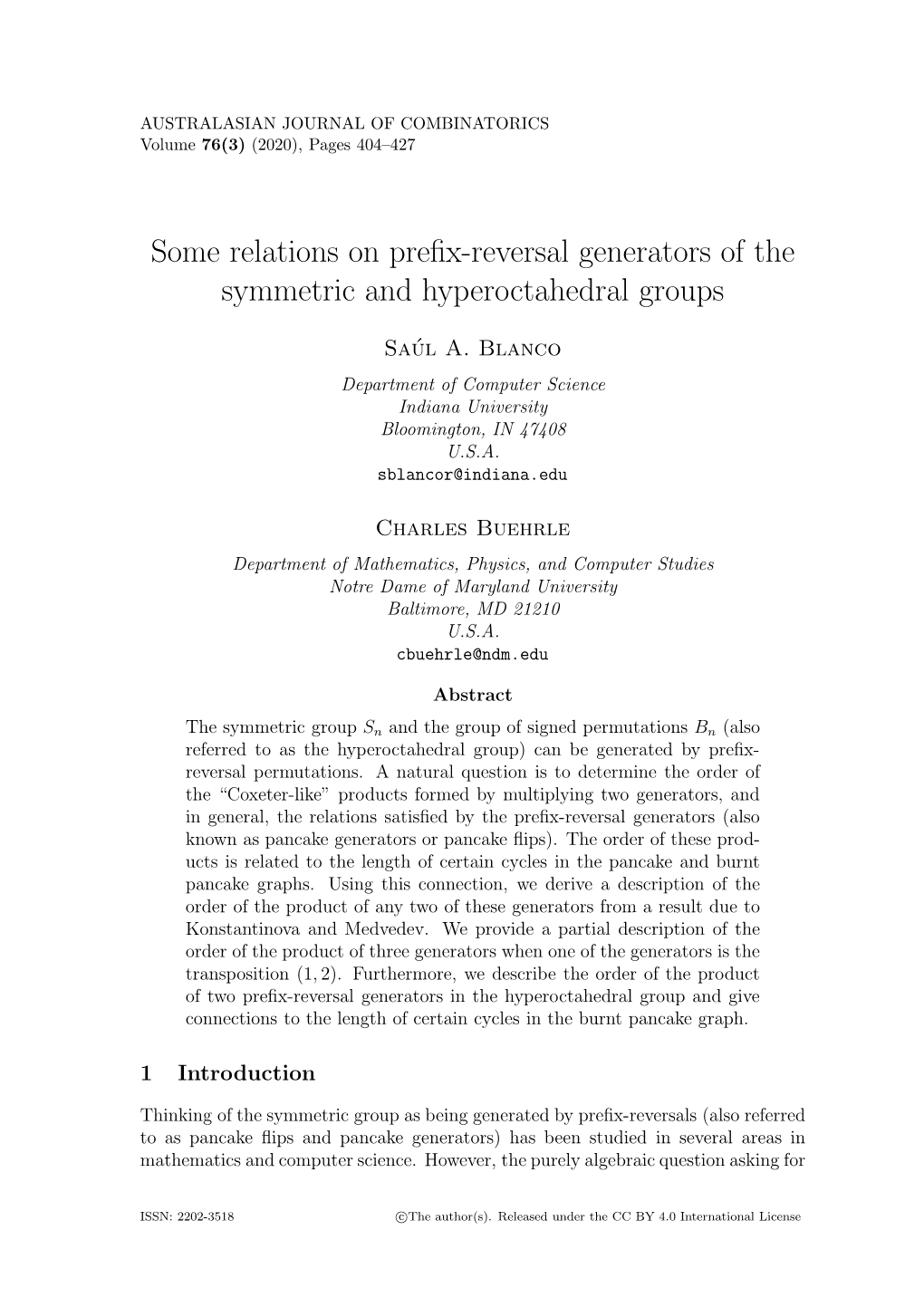 Some Relations on Prefix-Reversal Generators of the Symmetric And