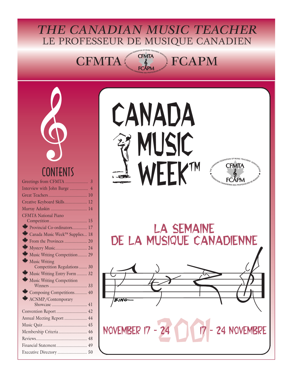 The Canadian Music Teacher Le Professeur De Musique Canadien Cfmta Fcapm