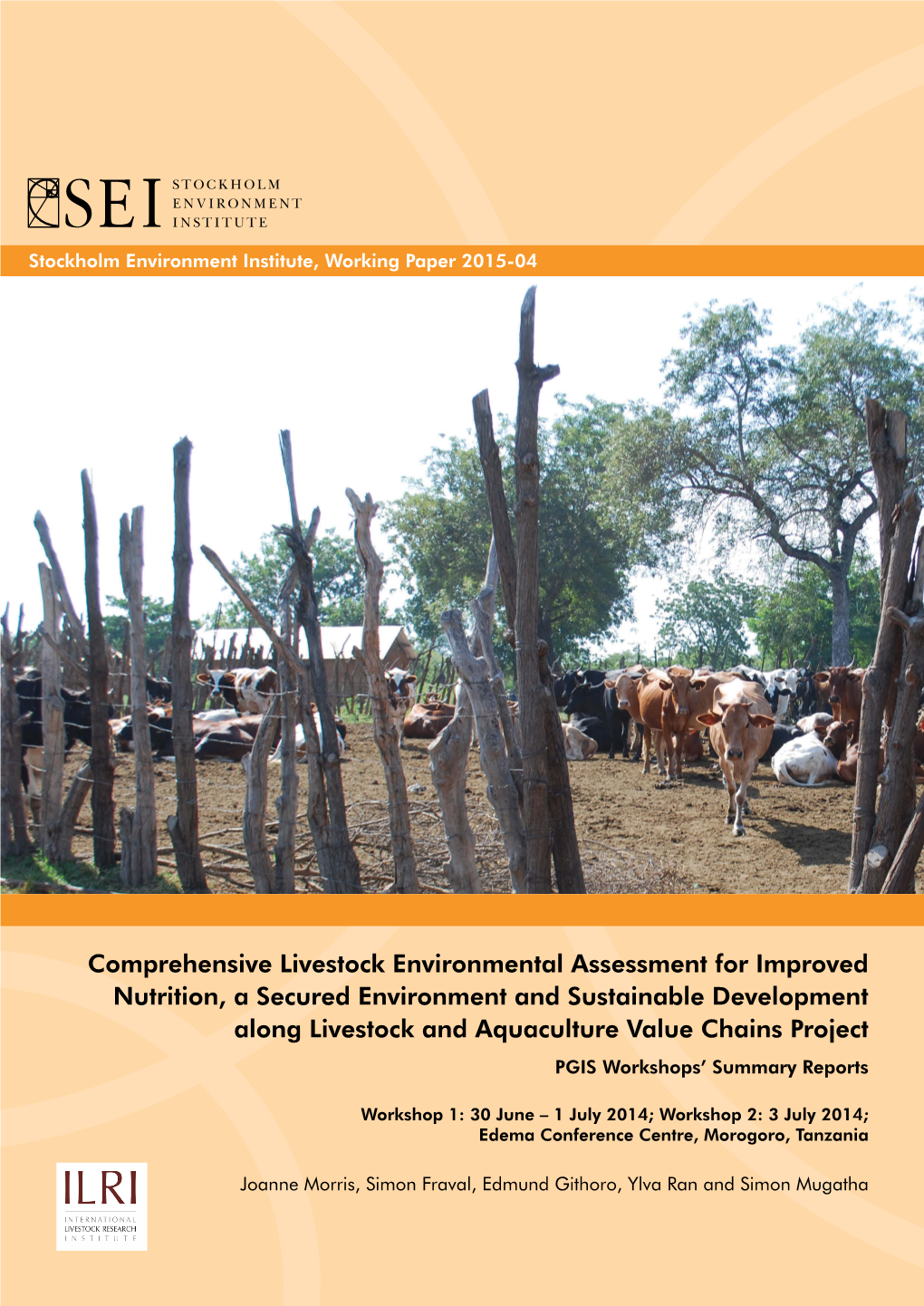 Comprehensive Livestock Environmental Assessment For