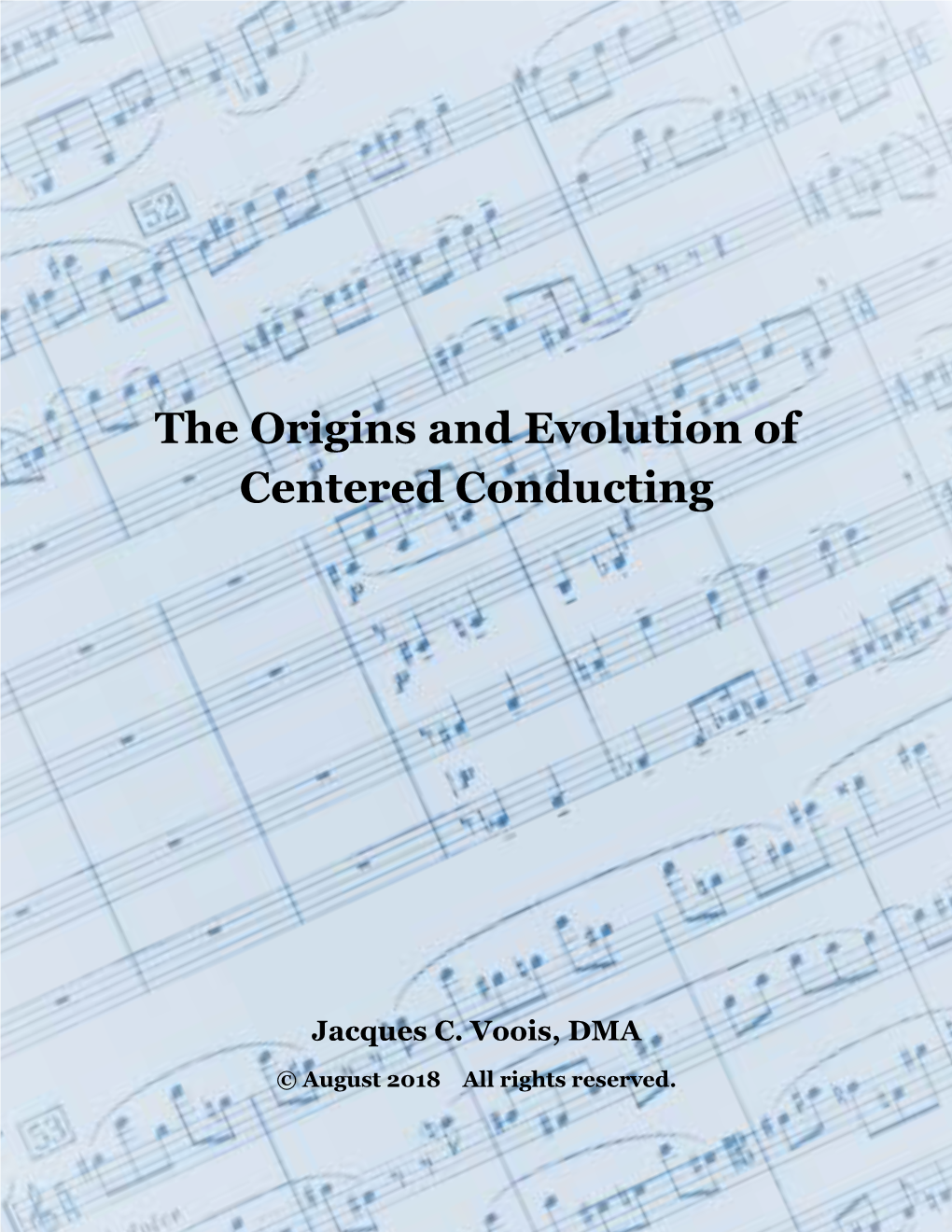 The Origins and Evolution of Centered Conducting