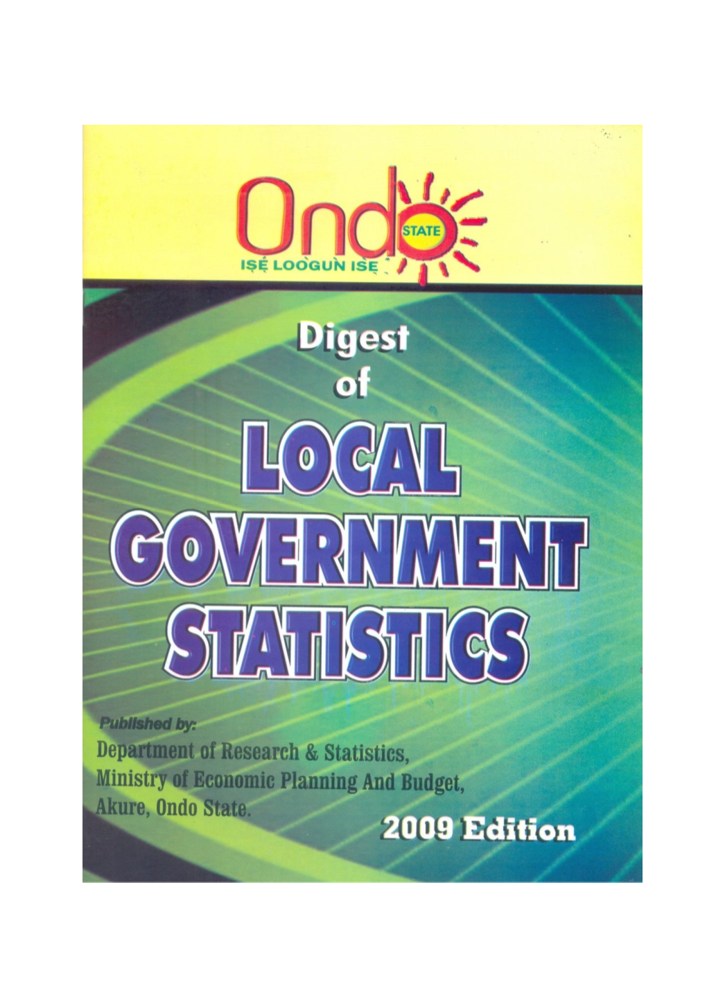 Digest of Local Government Statistics of Ondo State