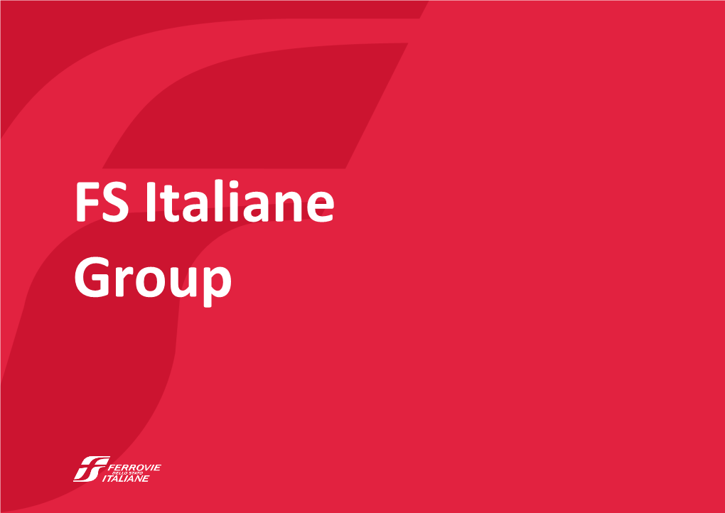 FS ITALIANE GROUP OVERVIEW: OPERATIONAL Kpis - YEAR 2019