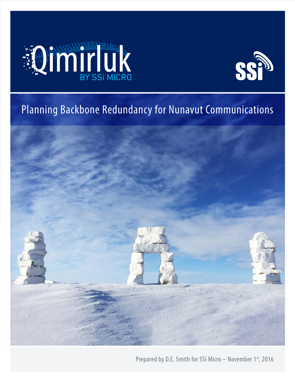 Planning Backbone Redundancy for Nunavut Communications