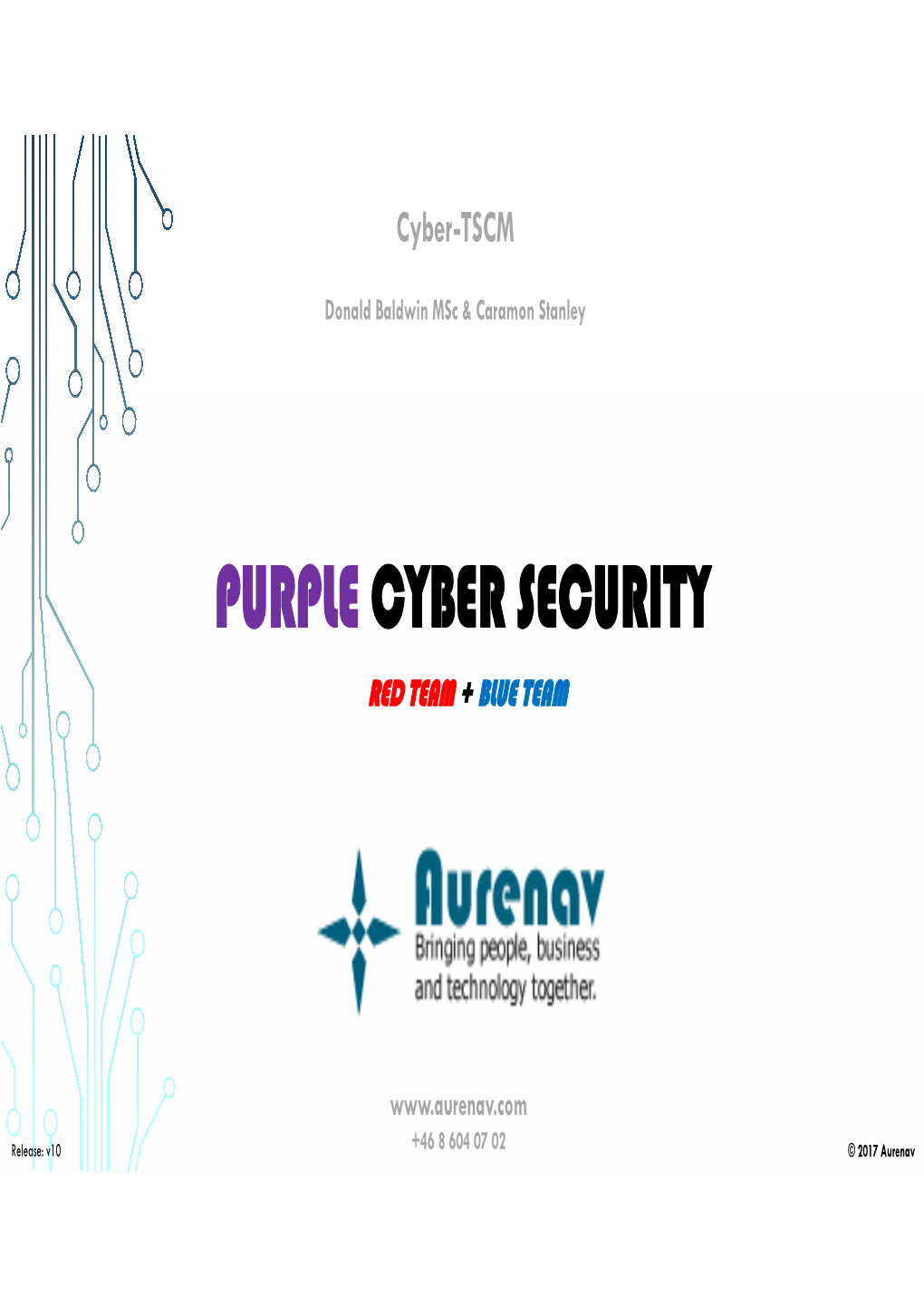 Purple Cyber Security Red Team + Blue Team