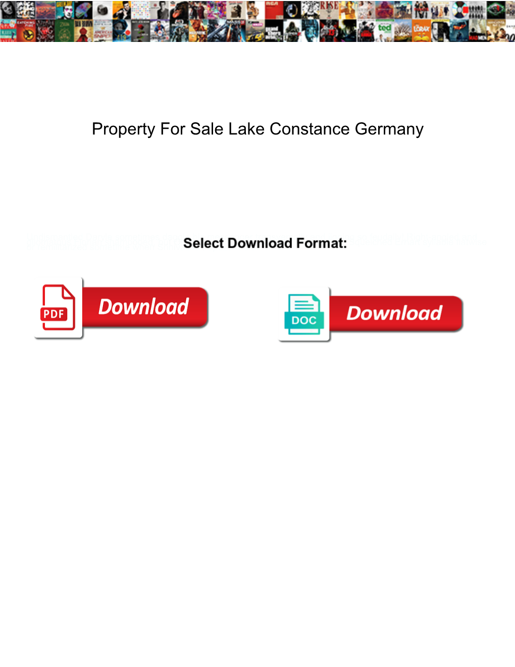 Property for Sale Lake Constance Germany