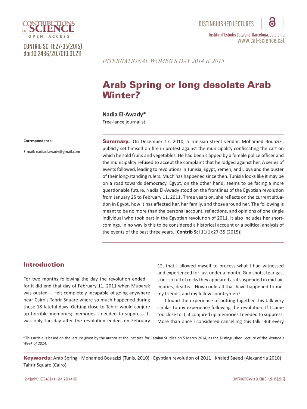 Arab Spring Or Long Desolate Arab Winter?