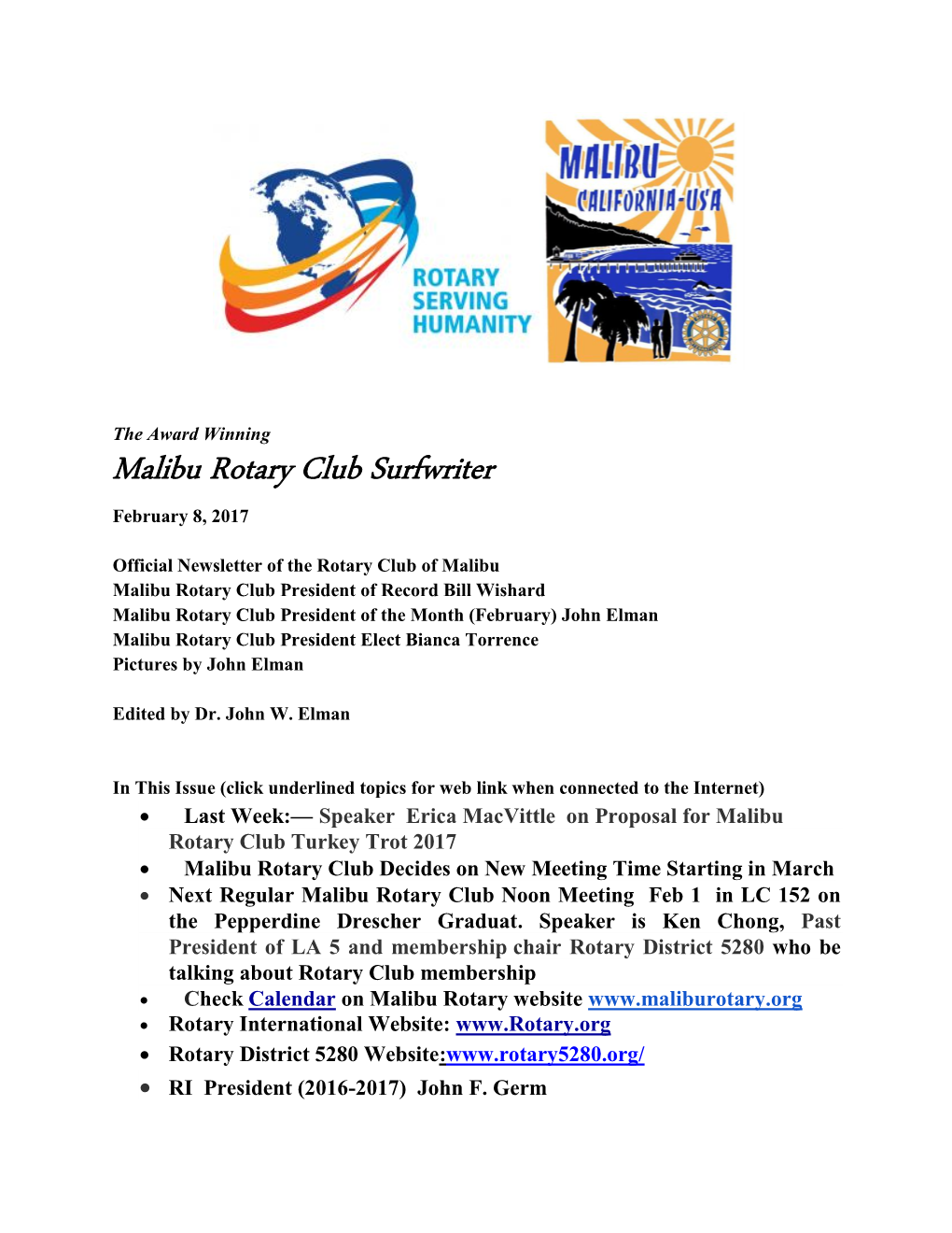 Malibu Rotary Club Surfwriter March 12 2014.Doc.Docx