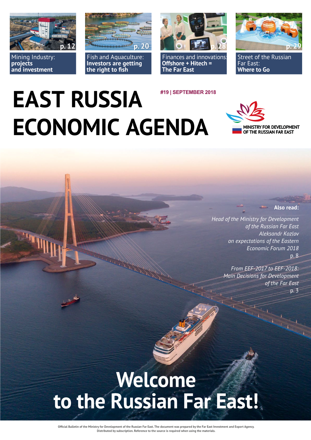 East Russia Economic Agenda