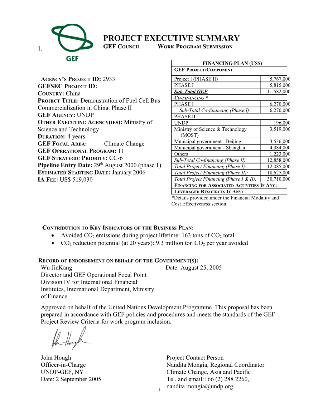 China FCB Part II Executive Summary s1