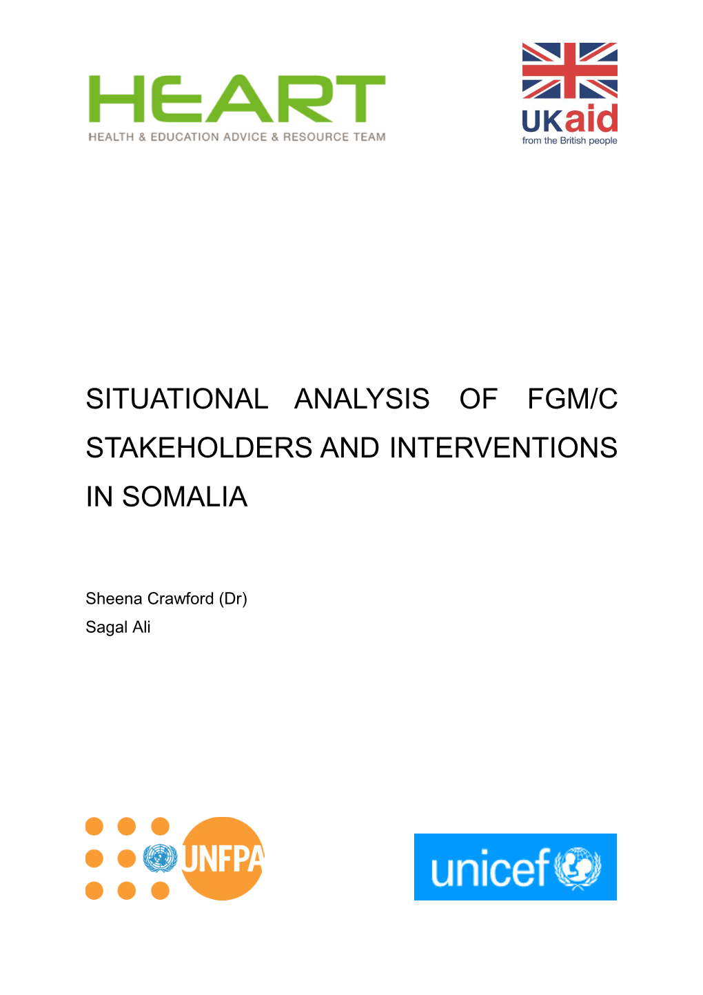 Situational Analysis of Fgm/C Stakeholders and Interventions in Somalia