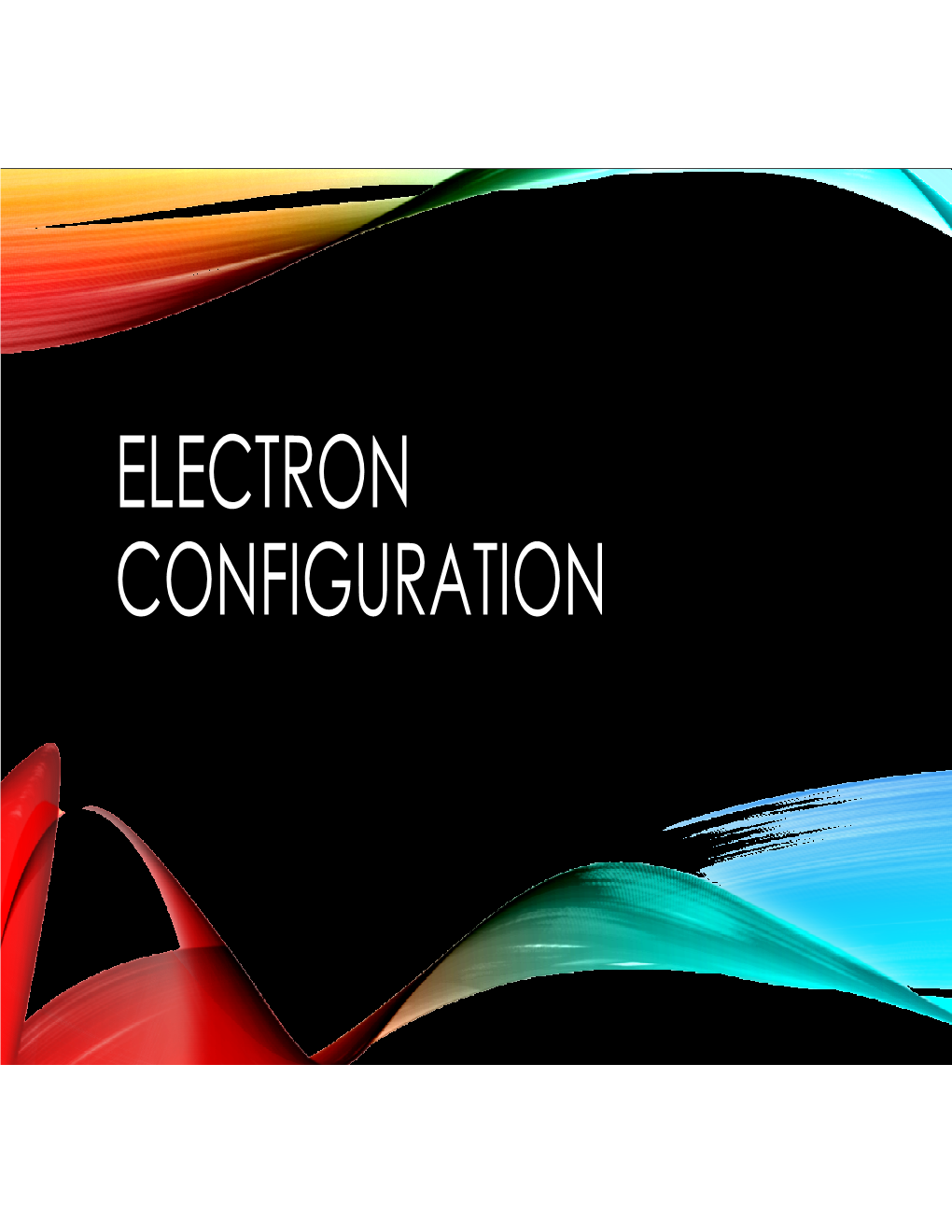 Electron Configuration Hotel Chemistry