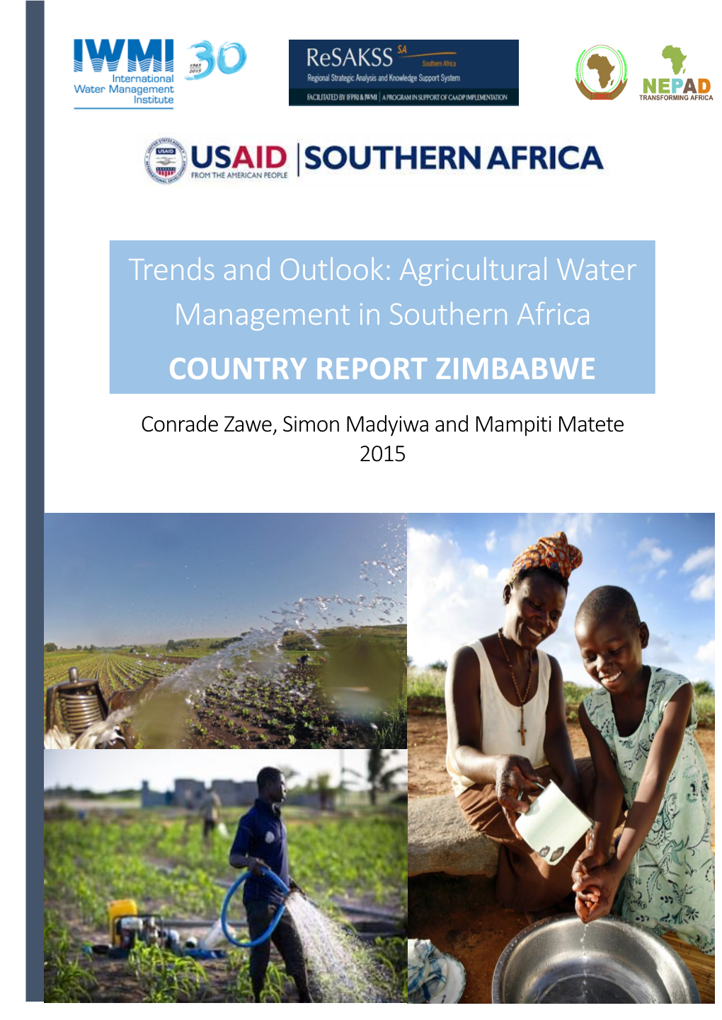 Agricultural Water Management in Southern Africa. Country Report