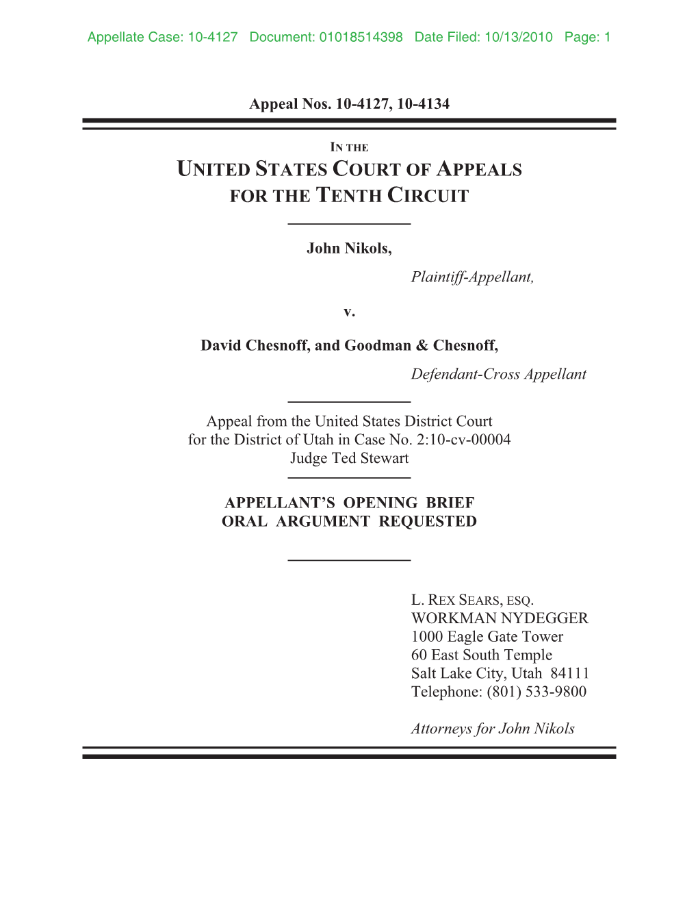 United States Court of Appeals for the Tenth Circuit