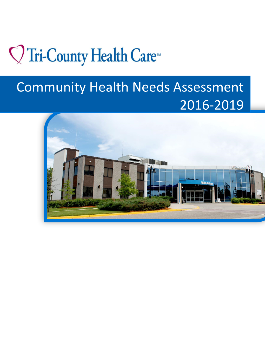 Community Health Needs Assessment 2016-2019 1