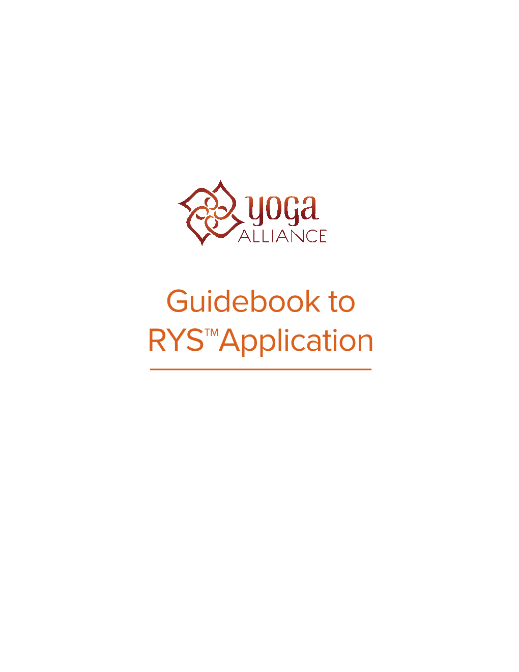 Guidebook to RYS™Application