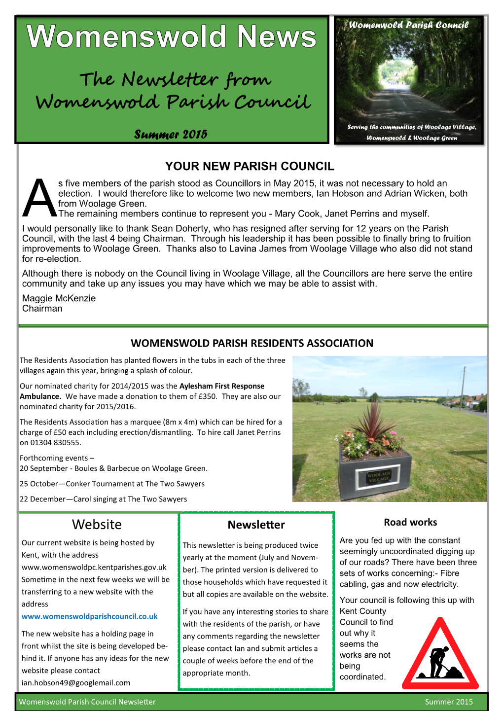 Newsletter July 2015