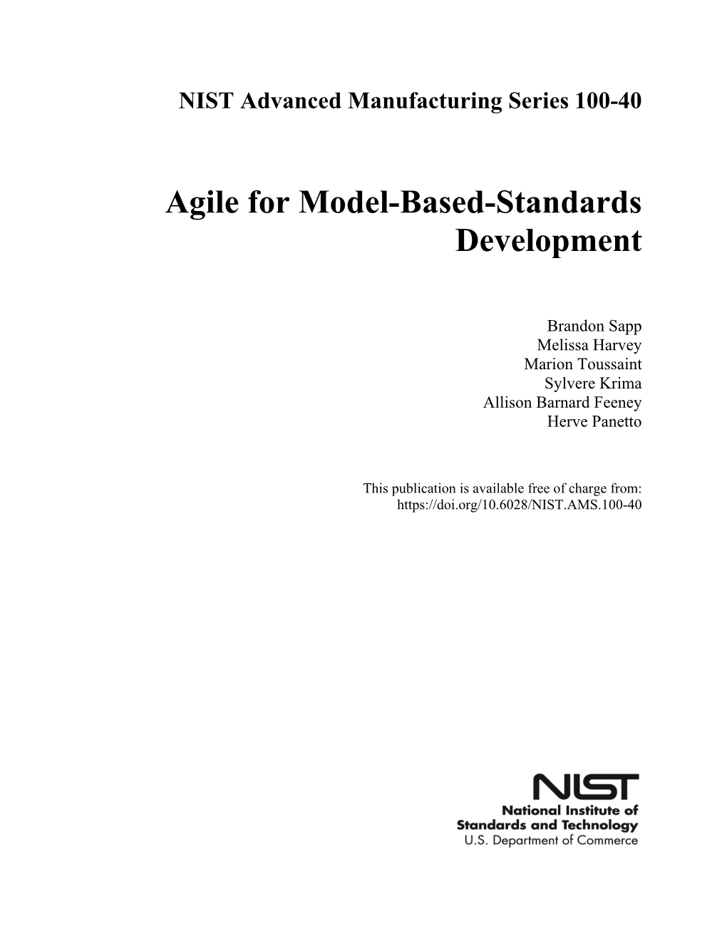 Agile for Model-Based Standards Development