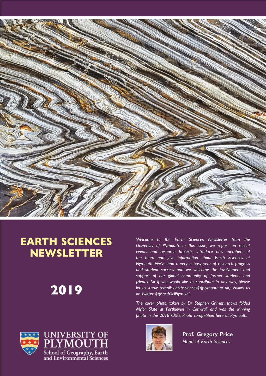 Earth Sciences Newsletter from the EARTH SCIENCES University of Plymouth