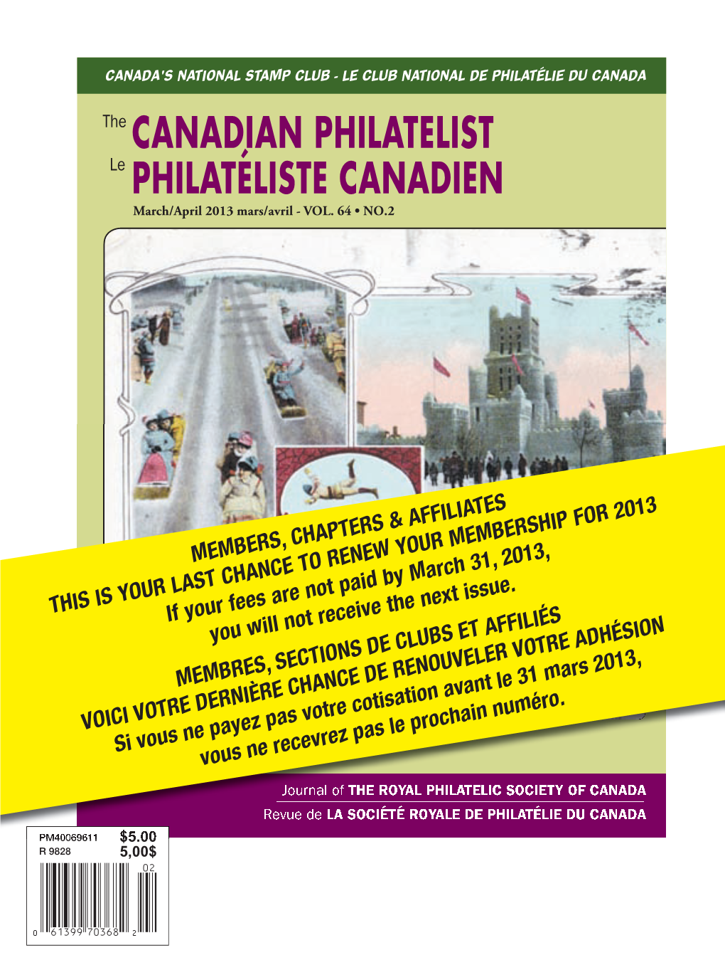 Canadian Philatelist Philatéliste Canadien