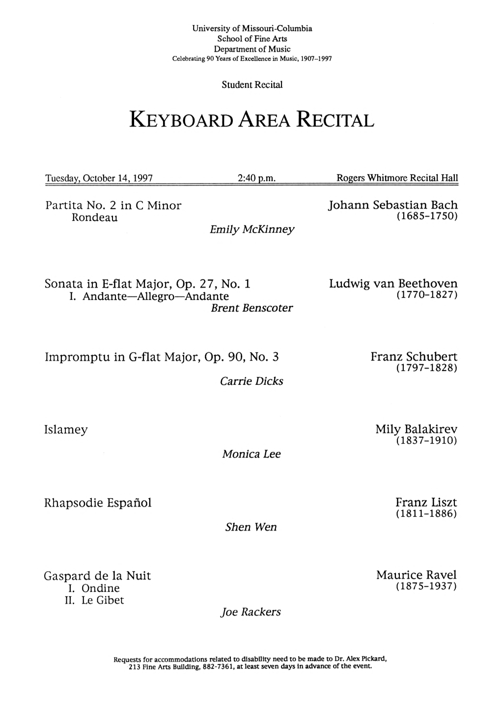 1997-1998-Studentrecitals.Pdf (7.559Mb)