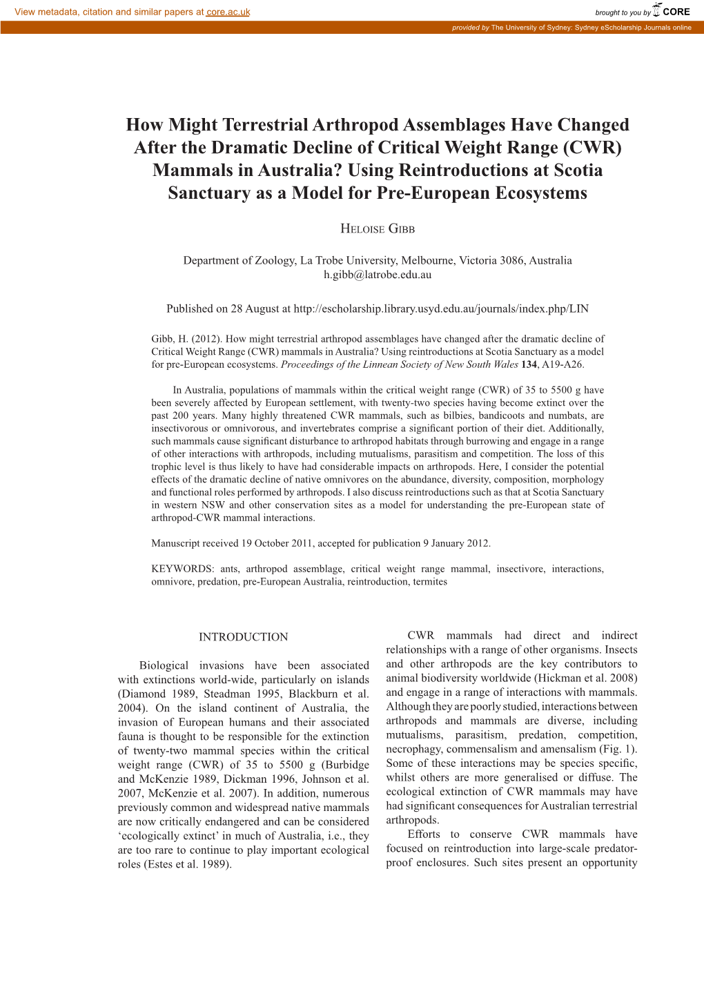 How Might Terrestrial Arthropod Assemblages Have