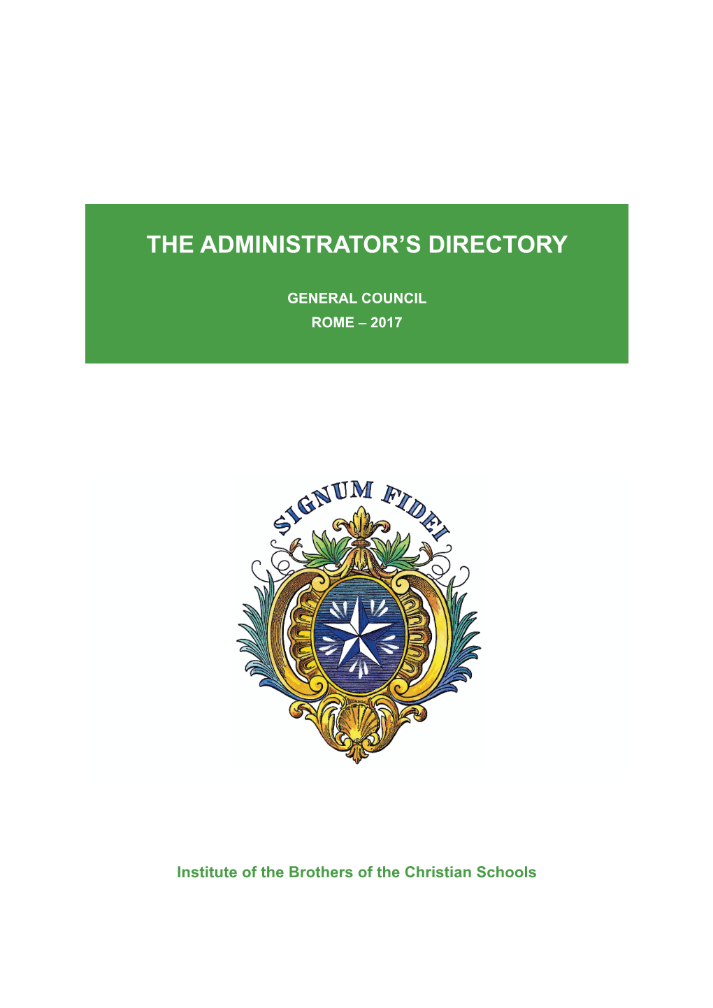 The Administrator's Directory