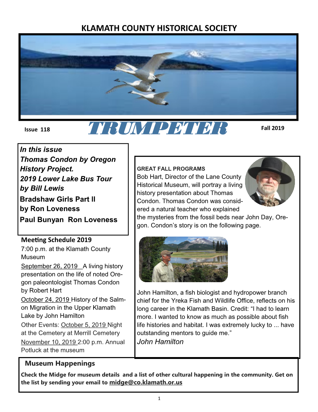 TRUMPETER Fall 2019