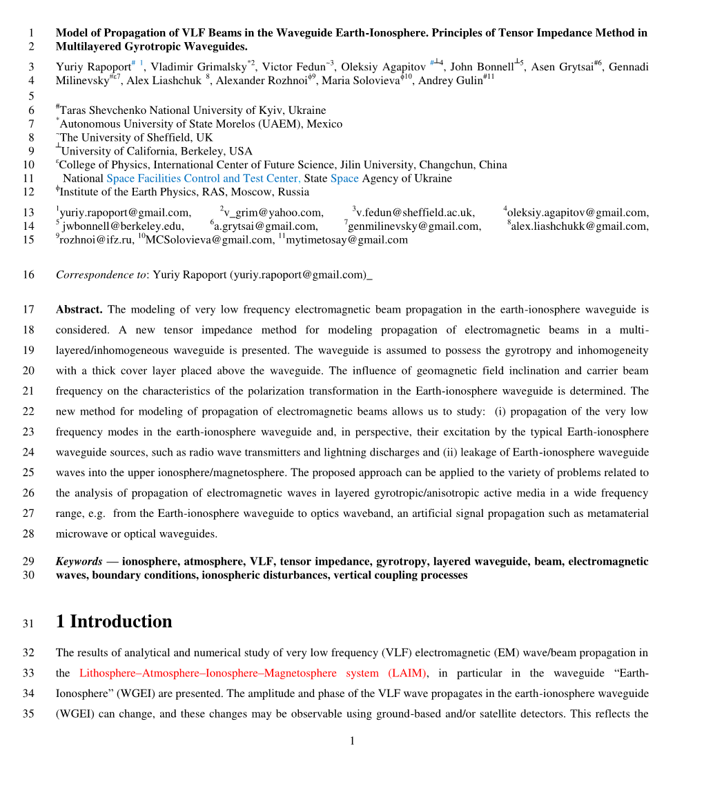 3.4 Propagation of Electromagnetic Waves in the Gyrotropic Waveguide 326 and the TIMEB Method