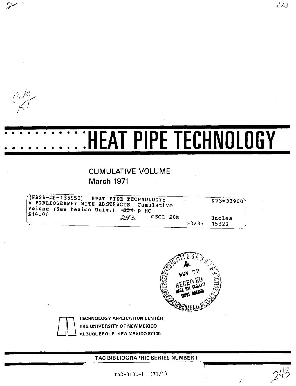 Hheat Pipe Technology