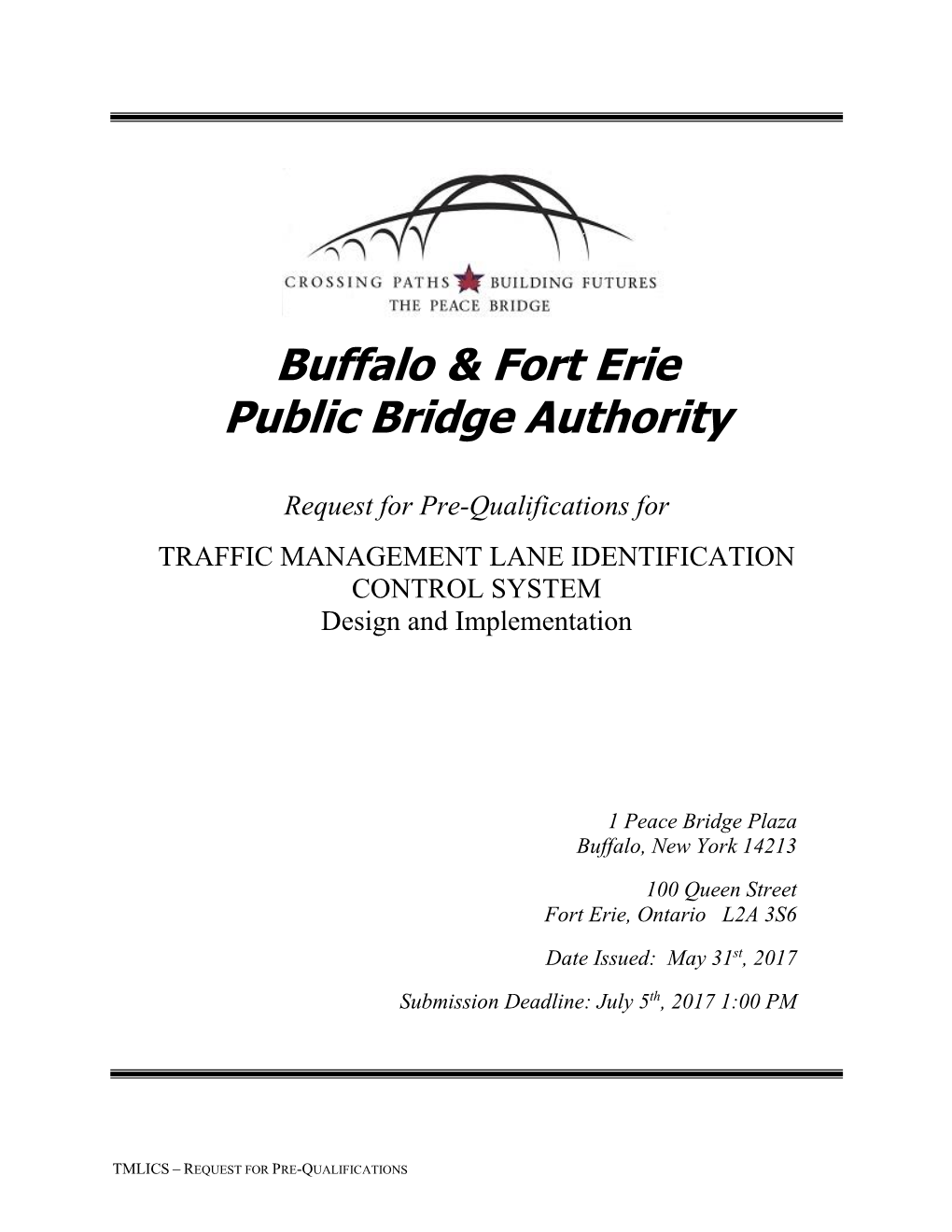Buffalo & Fort Erie Public Bridge Authority