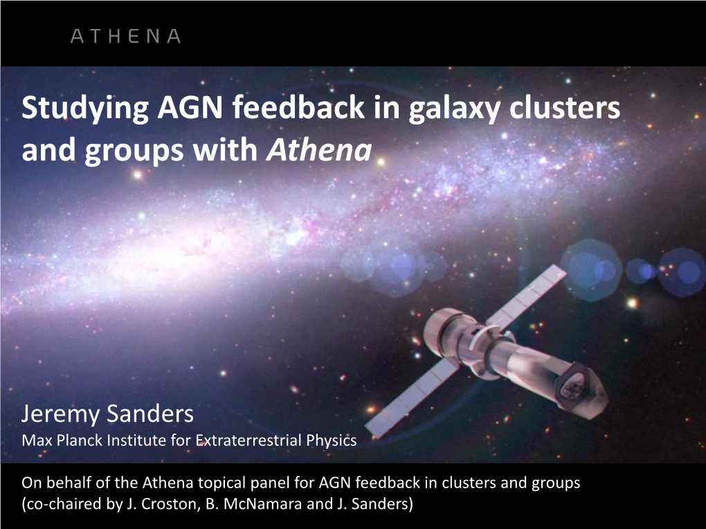 Studying AGN Feedback in Galaxy Clusters and Groups with Athena