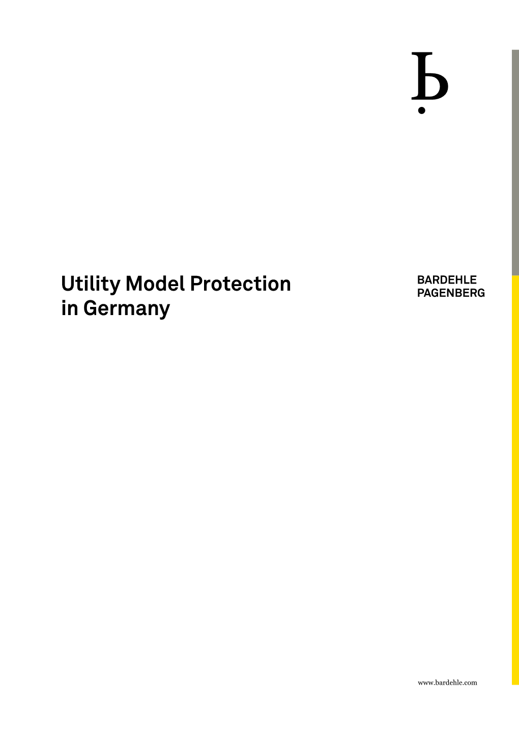IP Fachbroschüre: Utility Model Protection in Germany