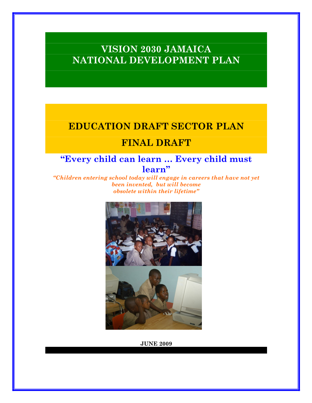 Education Sector Plan