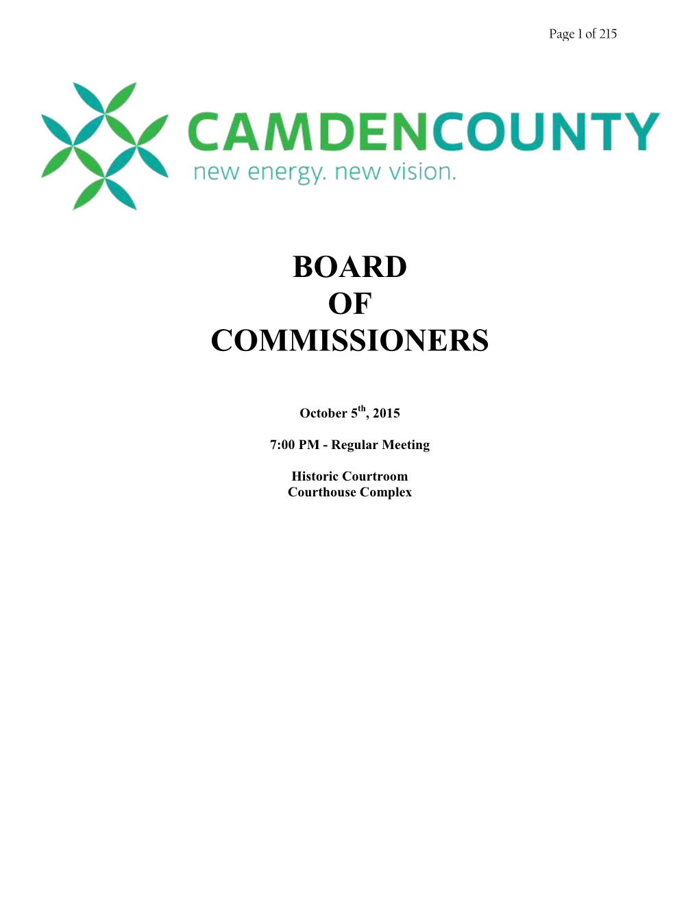 Board of Commissioners