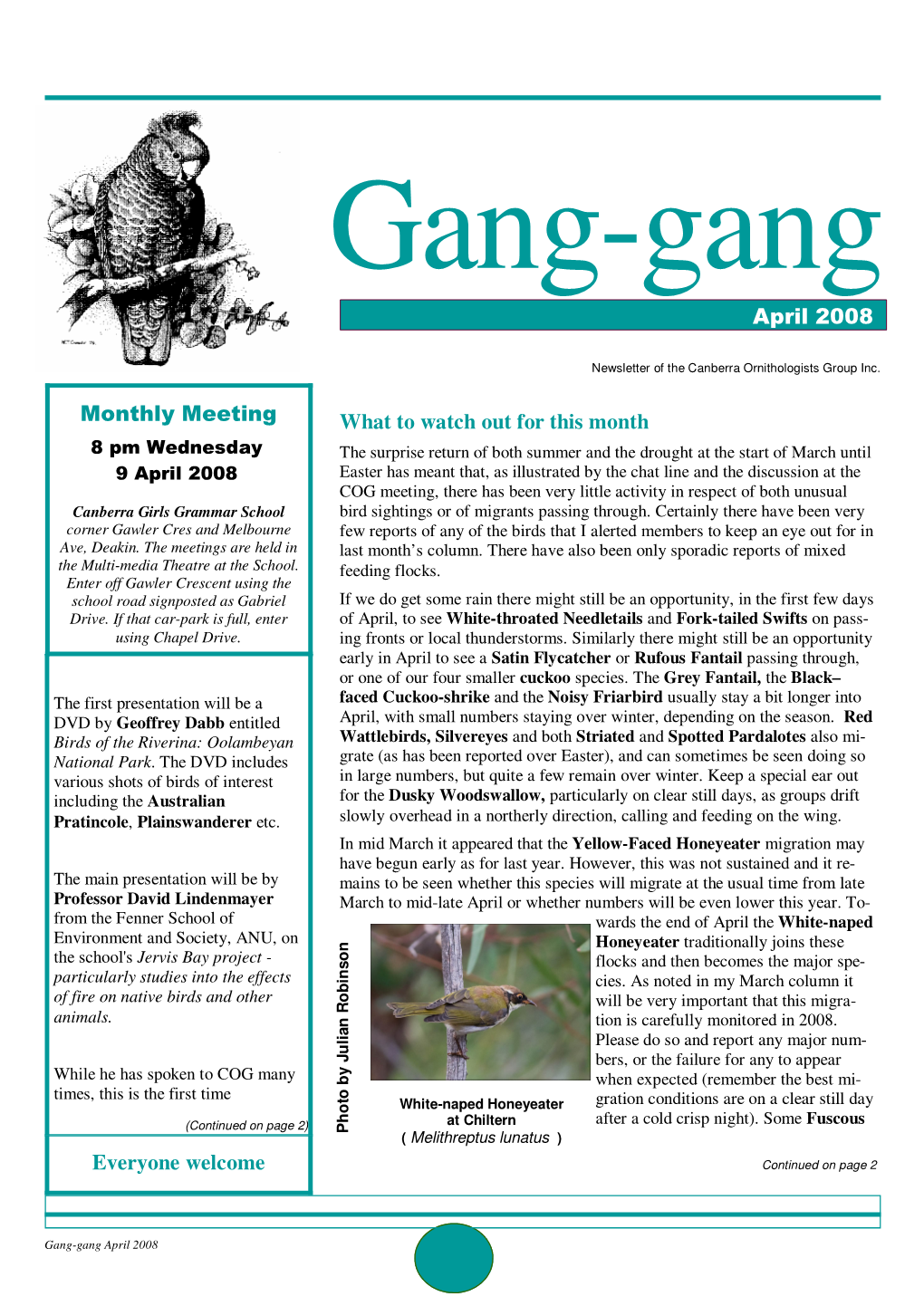 Gang-Gang April 2008.Pub