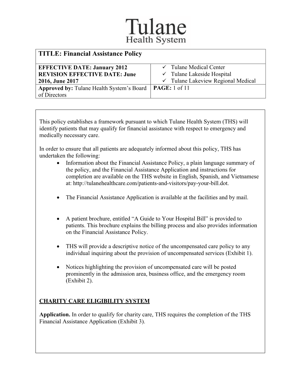 Financial Assistance Policy 2017 English