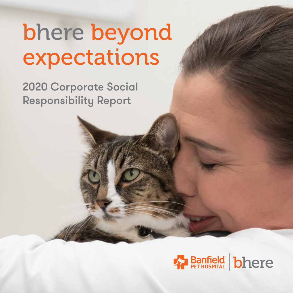 2020 Banfield Pet Hospital Corporate Social Responsibility Report