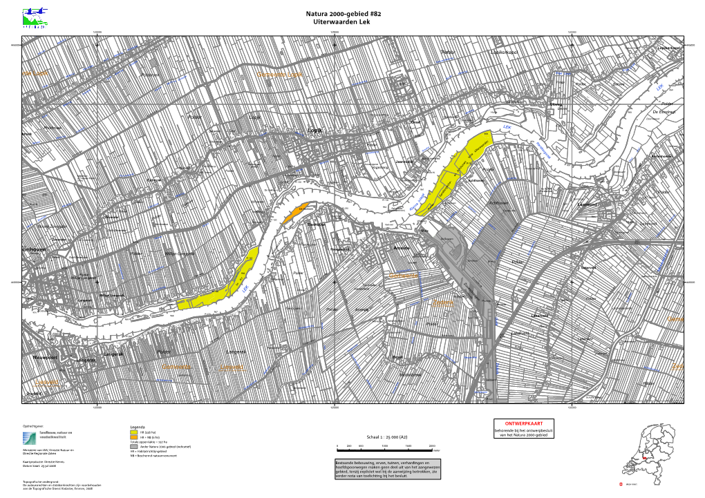 Natura 2000-Gebied #82 Uiterwaarden Lek