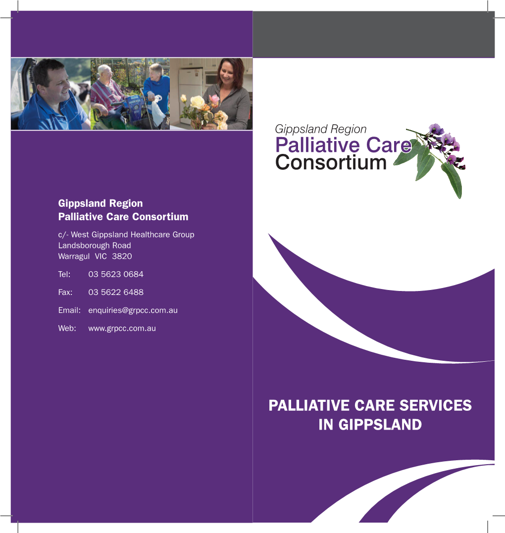 Palliative Care Services in Gippsland