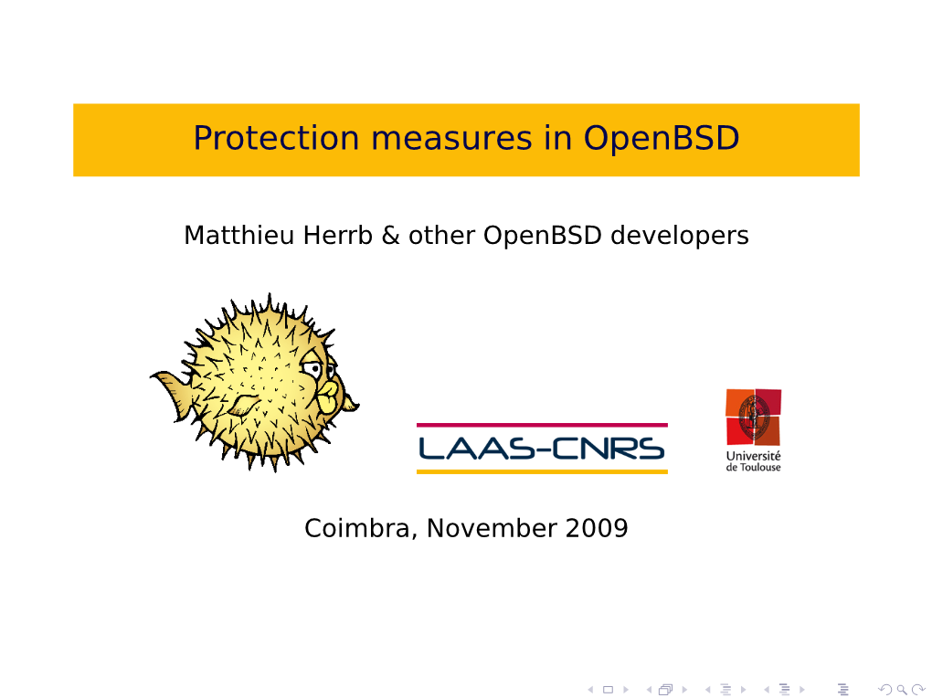 Security Measures in Openbsd