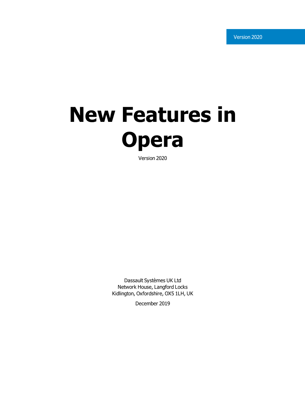 New Opera-2D 16 Old Model and Solution Files 16 COMI Commands 17 Upcoming Features 18