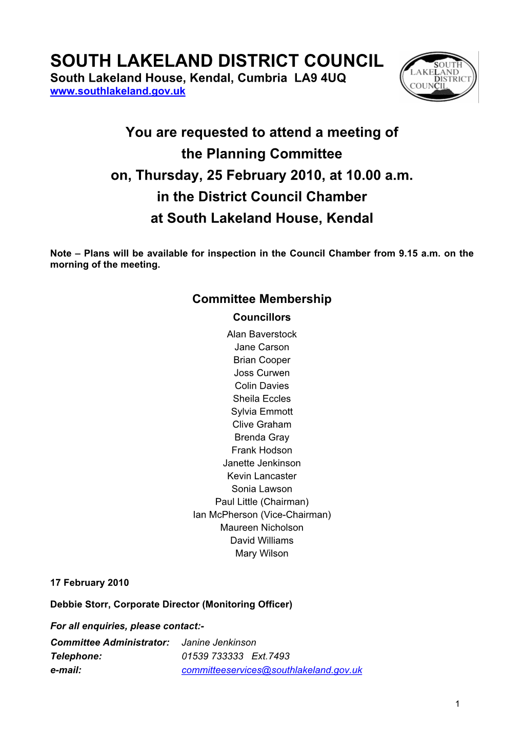 10-02-25 Planning Committee Agenda Inc Part L Reports PDF