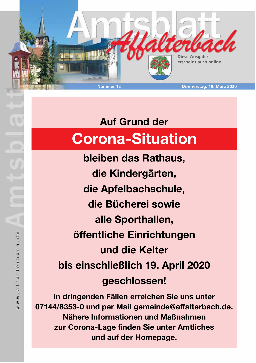 Corona-Situation