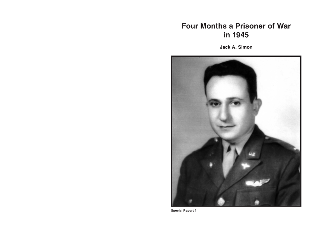 Four Months a Prisoner of War in 1945